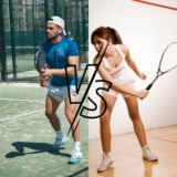 Verschillen tussen padel en squash
